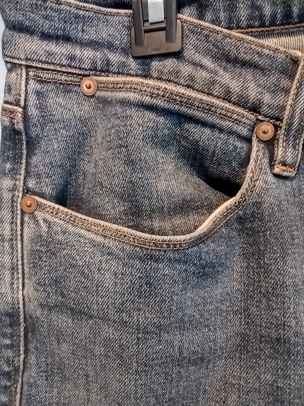 Acne Men's Blue Denim Jeans